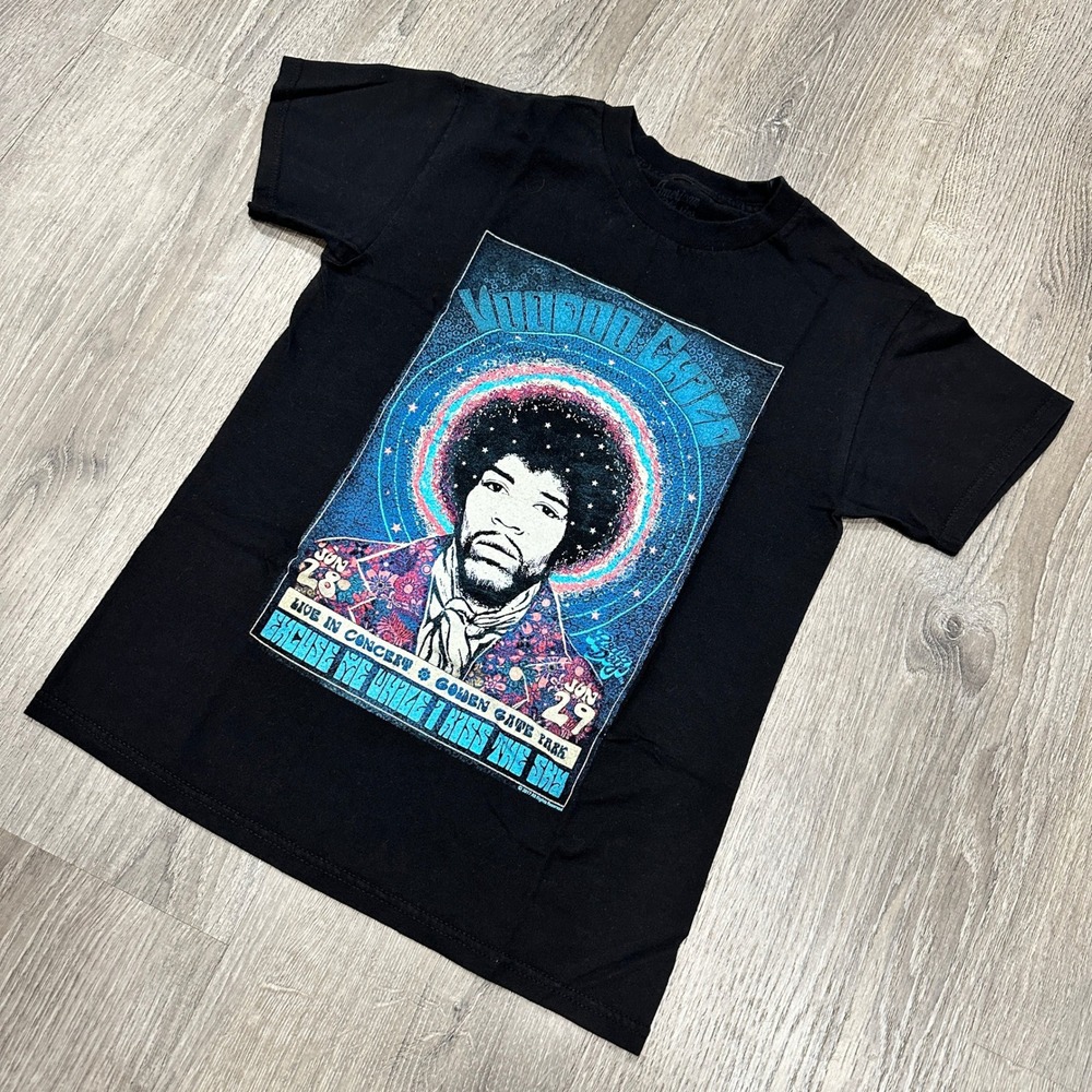 American Classics Jimi Hendrix‎ Voodoo Child Graphic T-Shirt Black Mens Small S